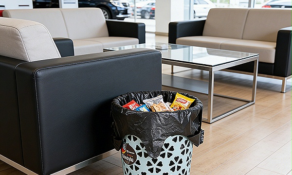 4S店手提垃圾袋