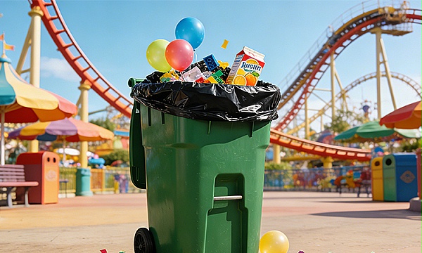 游乐园垃圾袋